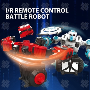 KW 2 Player RC Boxing Robots DE LUCHA Control remoto Robot de batalla Juguetes inteligentes para niños con luz y rotación de 360 grados - Product Image 2