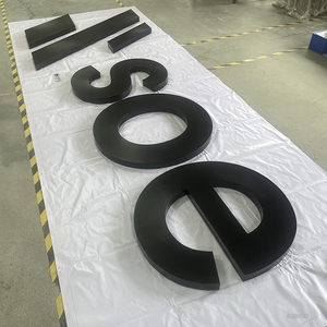 ป้าย3D ตัวอักษรสีทองไม่ส่องสว่างสแตนเลสป้ายตัวอักษรช่องกลางแจ้งป้ายโลโก้ติดผนังออกแบบได้ตามต้องการสำหรับธุรกิจ - Product Image 5