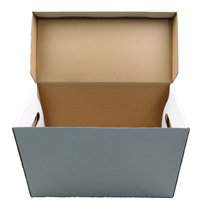 Cajas de cartón de papel corrugado para almacenamiento de archivos, con asas, para el hogar, con tapa, A4 - Product Image 3