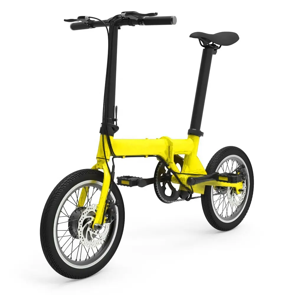 Electric Pocket Bike for Adults Hot Sell Mini 16 Inch Electronic Lithium Battery Ce Rear Hub Motor Aluminum Alloy Brushless 36V