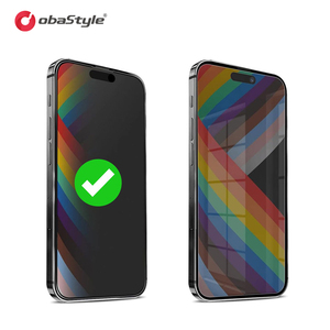 Ab depo stok OBA ekran koruyucu koruyucu anti parmak izi mat 3D temperli cam iphone 16 15 14 pro max - Product Image 1