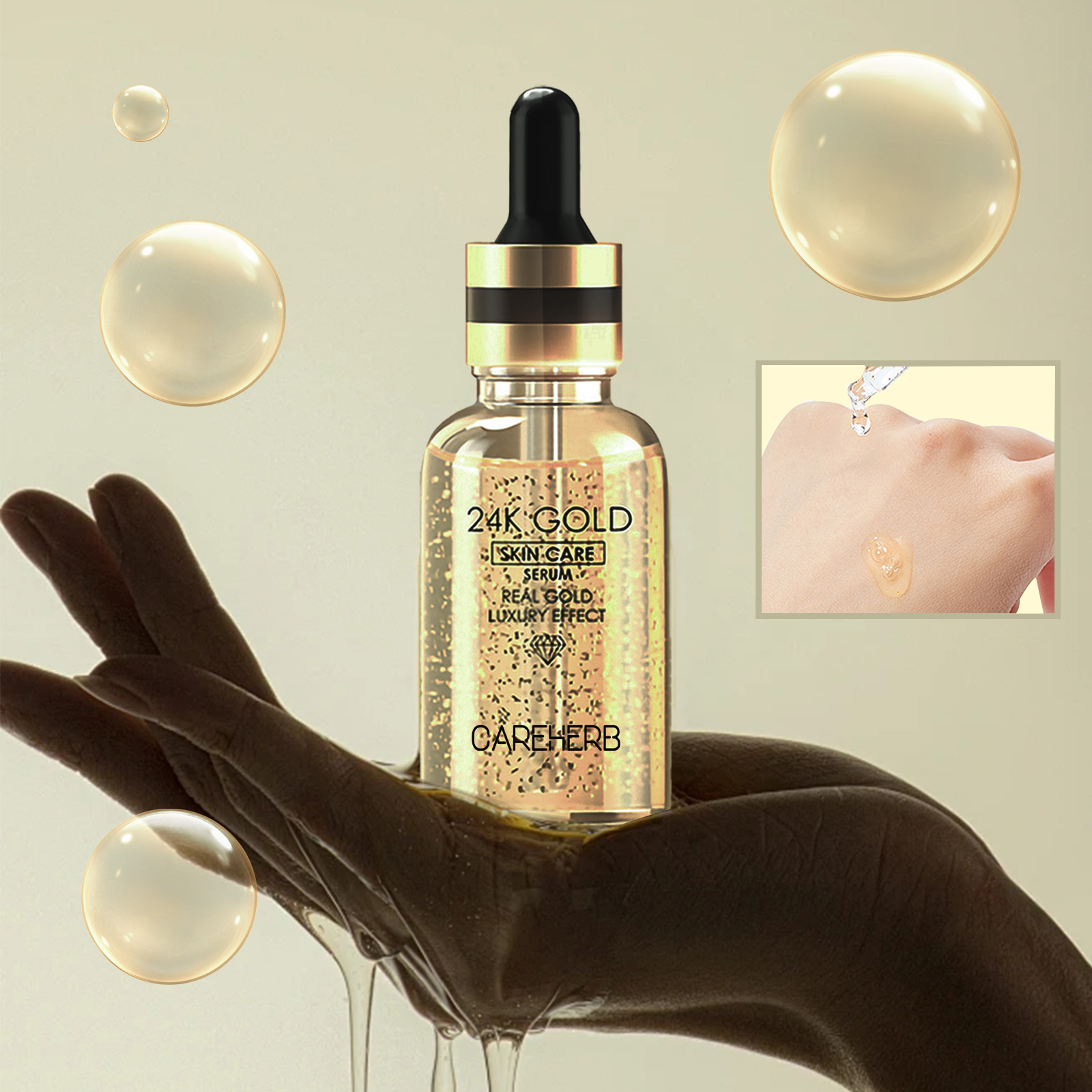 24k gold serum
