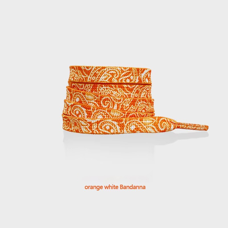 Bandana blanc orange