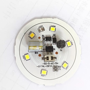 แผงวงจรกลม Led อลูมิเนียม,โมดูลหลอดไฟ Dob Pcb Smd 2835 5W-60W T ซีรี่ส์บอร์ด DOB Led Pcb - Product Image 1