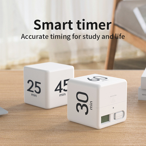 2022 New Design Cube Schwerkraft-Timer LED Small Display Countdown Küchen-Timer für Zeit management