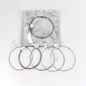 Cuerdas banjo de 5 cuerdas de aleación de níquel con núcleo de acero hexagonal de exportación de bajo precio para accesorios de instrumentos de cuerda - Product Image 3