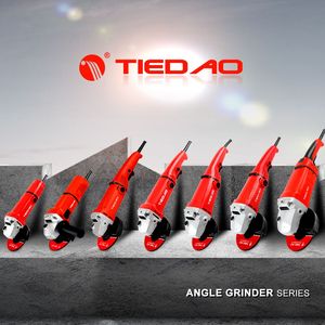Tiedao Professional Factory Price 4inch 100mm 750w Shortage <strong>Handle</strong> <strong>with</strong> Back Switch Electric Angle <strong>Grinder</strong> M10 Machine - Product Image 6