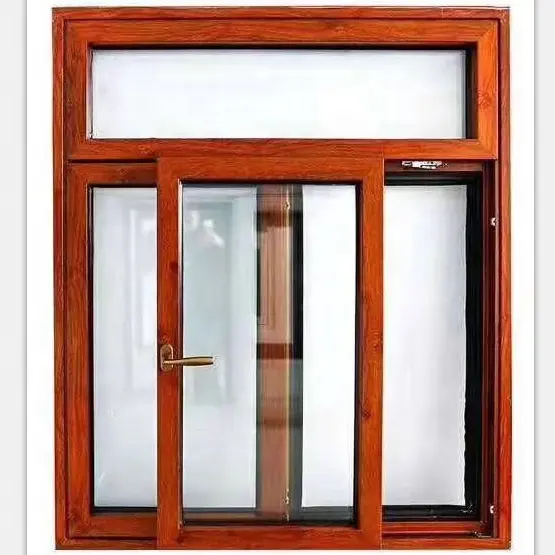 Vendita calda della fabbrica di grandi dimensioni francese finestra scorrevole dual riquadro interno scorrevole finestra di vetro
