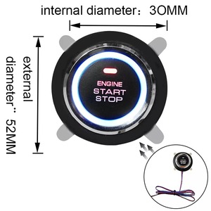 <strong>Car</strong> <strong>Lock</strong> One Key Start System Engine Ignition System 12V Automatic Alarm System - Product Image 2