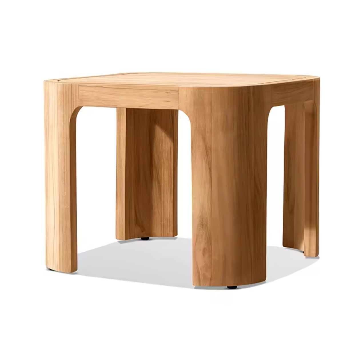 Table basse carrée (teck)