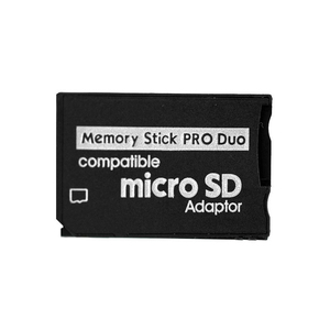 适用于<span class=keywords><strong>PSP</strong></span> Micro <span class=keywords><strong>SD</strong></span> SDGC TF至MS记忆棒Pro Duo卡用于<span class=keywords><strong>PSP</strong></span> 1000 2000 3000适配器转换器 - Product Image 1