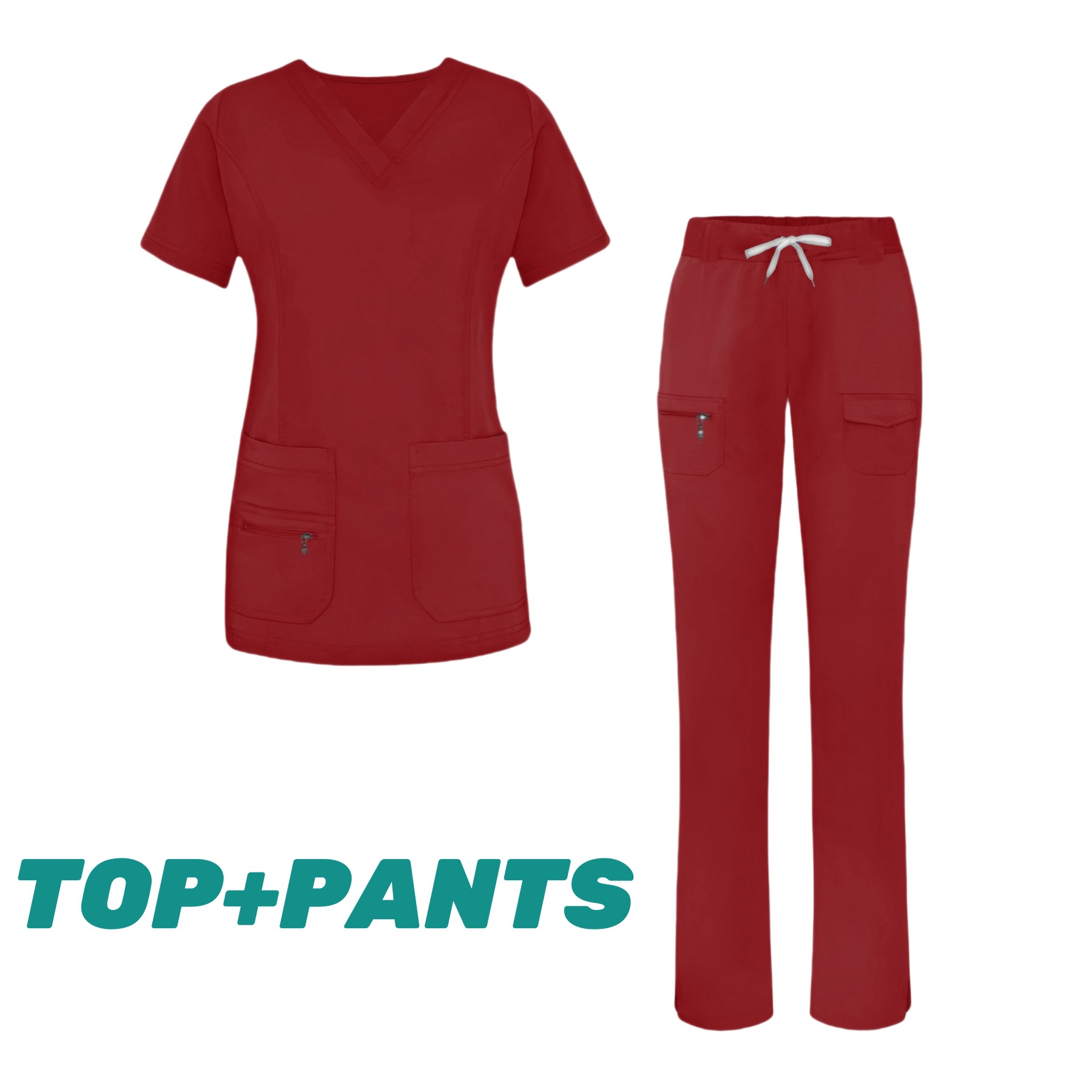 82021 Burgundy Set