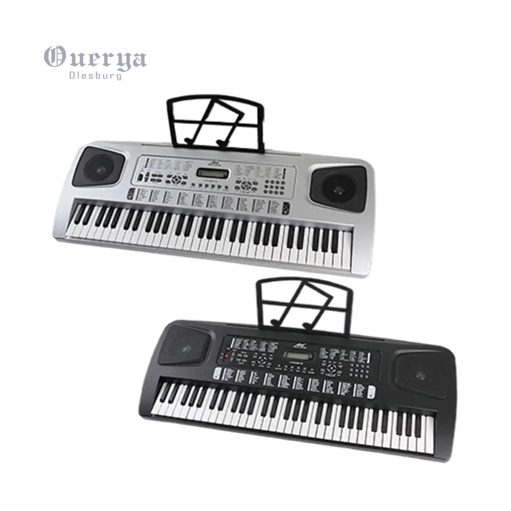 Распродажа со скидкой для лучшего качества синтезатор клавиатуры для пианино с 61 клавишами Цифровое Электрическое Пианино для младенцев и детей начинающих 10