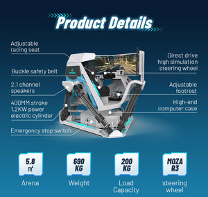 Renixsim công viên giải trí khác Sim đua complet Bộ 6dof xe lái xe đào tạo giả lập trường - Product Image 6