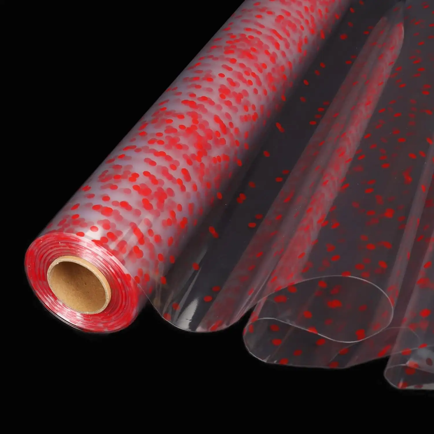 27 inches x 16 feet Crystal Transparent Packaging Film Valentine's Day Rose Gifts Decoration Cellophane Wrap Roll