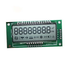transparenter bildschirm tn htn lcd 7 kundendefiniertes monochromes 7 segment 8 digit kleines tn segment wasserteller display lcd