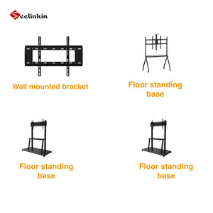 55 इंच स्मार्ट टच एलसीडी स्क्रीन मॉनिटर रोलिंग व्हील स्टैंड बोर्ड रिमोट विडीयो कॉन्फ्रेंस इंटरैक्टिव व्हाइटबोर्ड - Product Image 6