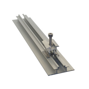 Precio de fábrica Estructura de montaje en techo Riel de aluminio Rieles solares Estante de montaje PV Mini riel - Product Image 2