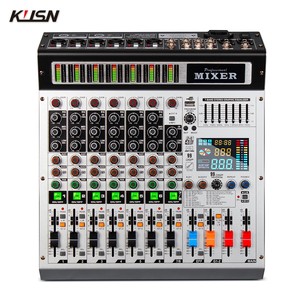 8 kanal 99 DSP dijital mikser profesyonel ses karıştırma konsolu Mini ses mikseri Bluetooth MP3 USB ile Soundcraft konsolu - Product Image 1