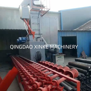 Metal yüzey temizliği için Motor Motor şanzıman çekirdek bileşenleri ile çelik boru temizleme aşındırıcı Blast kumlama makinesi - Product Image 4
