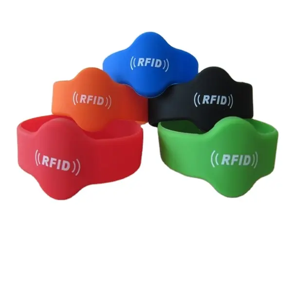 13.56MHz RFID Silicone Pulseiras MIFARE Ultraleve C Pulseiras Impermeáveis Evento