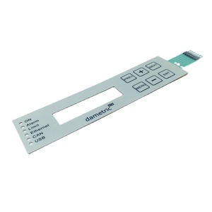 Keypad pabrik & Keyboard Autoflex EBG180 keypad saklar membran taktil bahan dengan perekat 3M467 untuk kontrol penghalus - Product Image 5