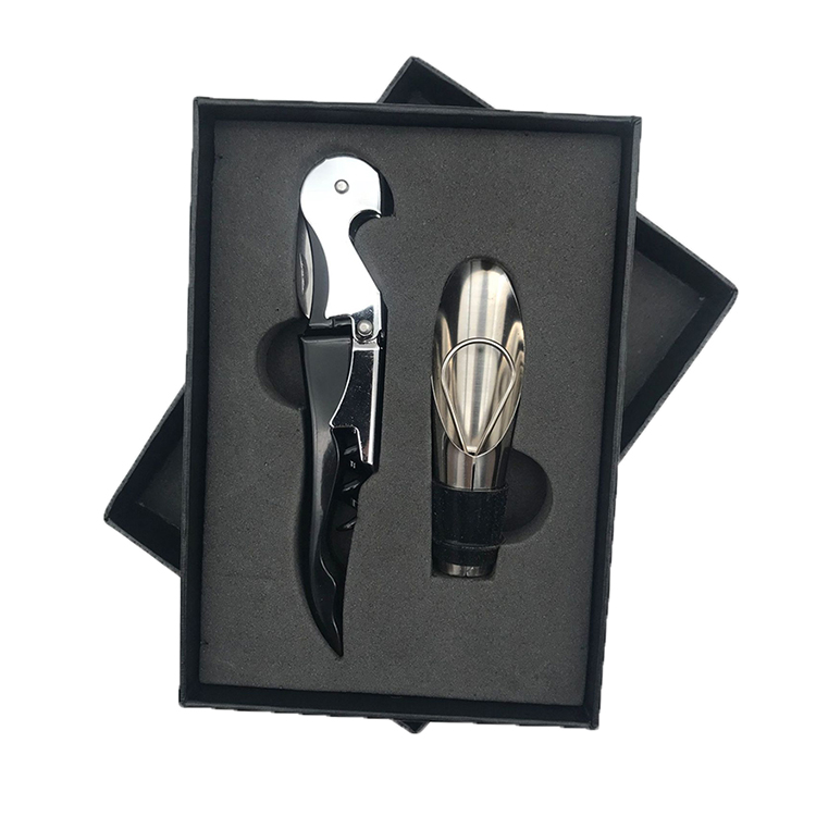 Ensemble de 2 verseurs de couteaux Sea Horse, boîte noire