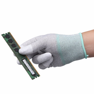 ถุงมือยางป้องกันไฟฟ้าสถิตย์วัสดุชิ้นส่วนอิเล็กทรอนิกส์ - Product Image 3