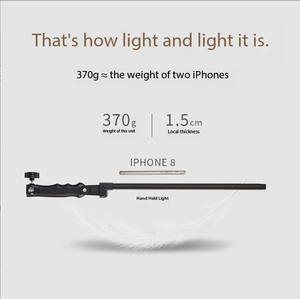 แท่งไฟอลูมิเนียม LED พร้อมขาตั้งกล้องวิดีโอถ่ายภาพแบบใช้มือถือ - Product Image 4