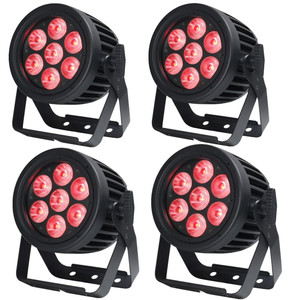 ไฟพาร์ LED 7x10W 4in1 IP65กันน้ำดีเจดิสโก้เมืองงานแต่งงานเวทีกลางแจ้ง - Product Image 1
