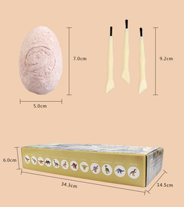 Dino yumurta kazmak kiti eğitim bilimleri kiti kök arkeoloji paleontoloji 12 dinozor yumurtaları kazı kiti ile 12 dinozor oyuncaklar - Product Image 5