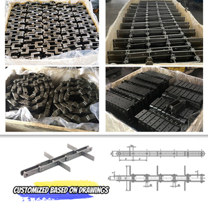Matech工厂定制附件板条侧刮煤链输送机 - Product Image 3