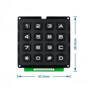 10pcs 4x4 3X4 <strong>Matrix</strong> Array 16 Keys 4*4 3*4 Switch Keypad Keyboard Module - Product Image 2