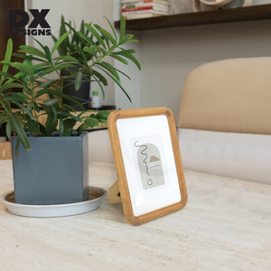 Minimalist masa fotoğraf çerçevesi 5 inç ve 6 inç 7 ve 8 10 inç A4 çerçeve katı ahşap çerçeve - Product Image 5