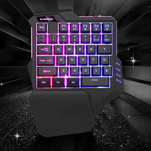 G92有线游戏键盘，带RGB背光35键人体工学单手键盘 - Product Image 6