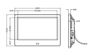 Android Wifi 7英寸相框Lcd数码相框7英寸带图片视频输入 - Product Image 6