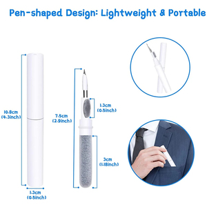 Kit de cepillo de limpieza de teclado 5 en 1, extractor de teclas, limpiador de auriculares para Airpods Pro 1 2 3, funda de auriculares Bluetooth, herramientas de limpieza - Product Image 4