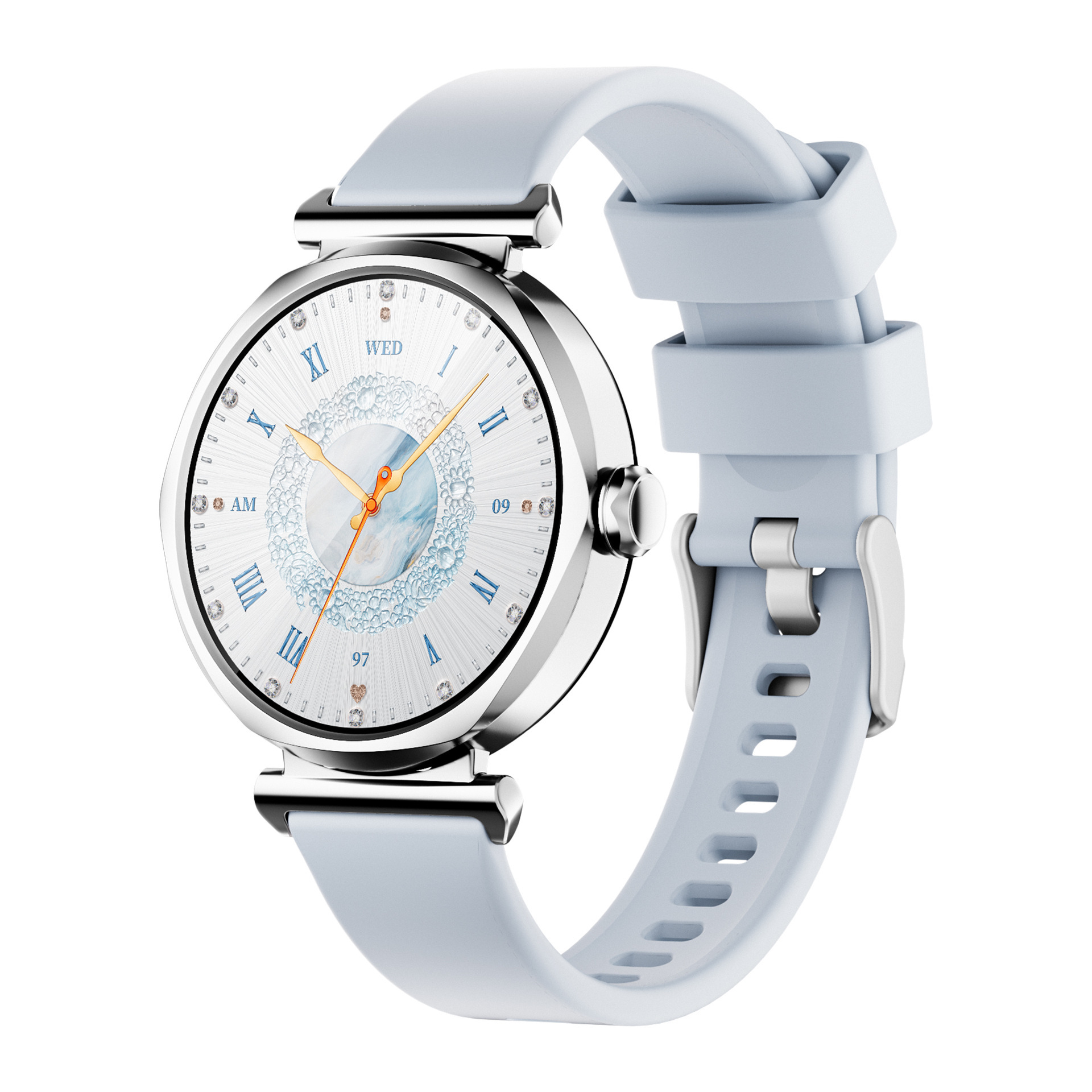 Dawn blue-silicone strap