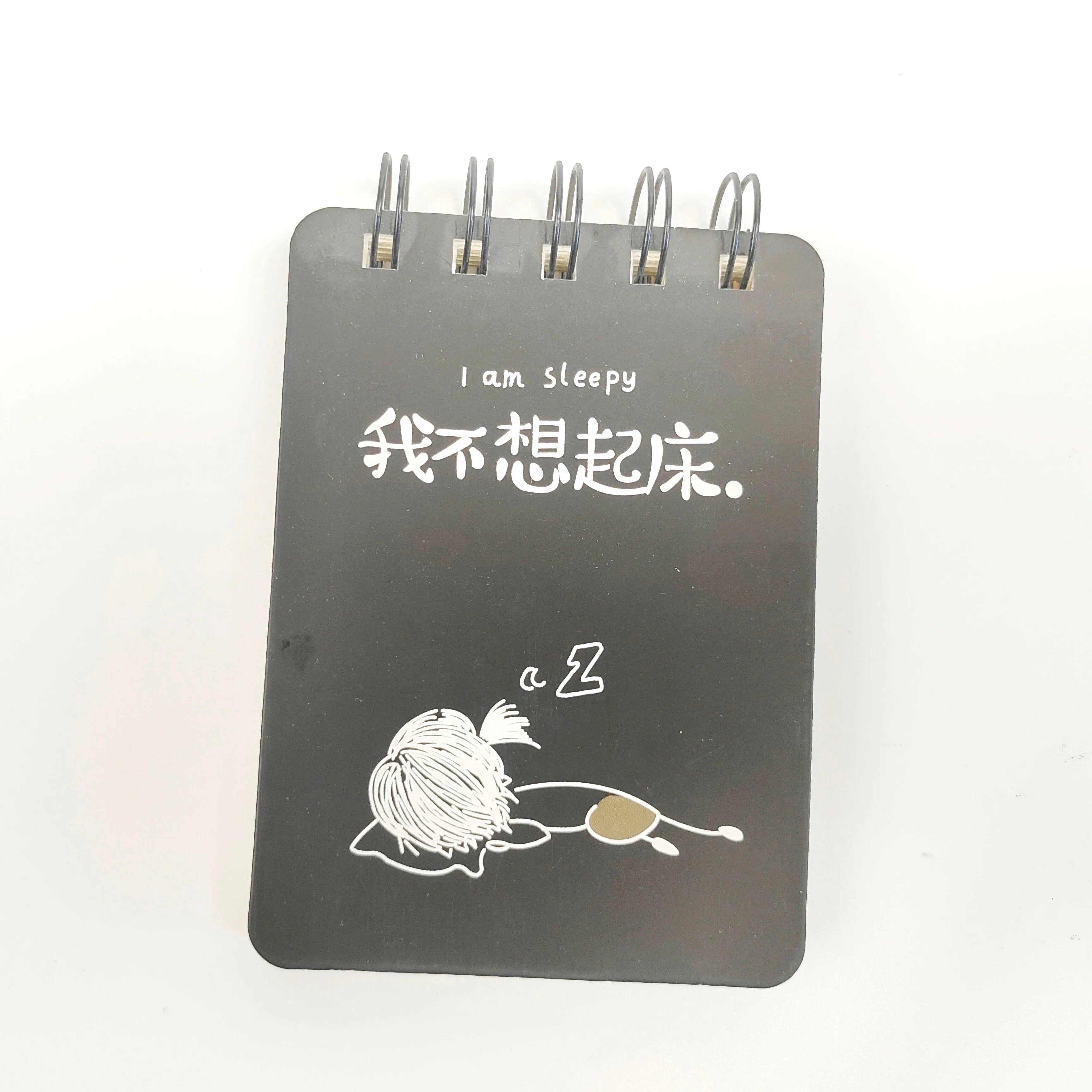 Benutzer definierte tragbare Spule Notepad Horizontal Line Notebook Englisch Word Memory Memo Mini Notes