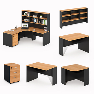 Escritorio de estudio, mesas de lectura para ordenador, muebles de oficina baratos, escritorio de recepción pequeño de Color personalizado con cajones, escritorio escolar moderno - Product Image 6