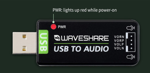 USB Sound Card, Driver-Free, for <strong>Raspberry</strong> <strong>Pi</strong> / Jetson Nano - Product Image 6