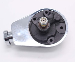 Chevy GM SBC R3912/Chevy VA0146 otomobil parçaları için a-can tarzı anahtar yolu ile krom Saginaw hidrolik direksiyon pompası - Product Image 2
