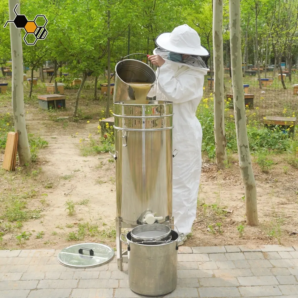 Tambour de baril de miel de réservoir de seau de miel de réservoir de dessus ouvert d'acier inoxydable pour le miel