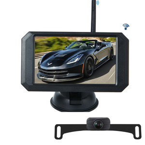 Cámara inalámbrica 24V con sistema de estacionamiento de monitor de 5 "y cámara de respaldo inversa inalámbrica para automóvil