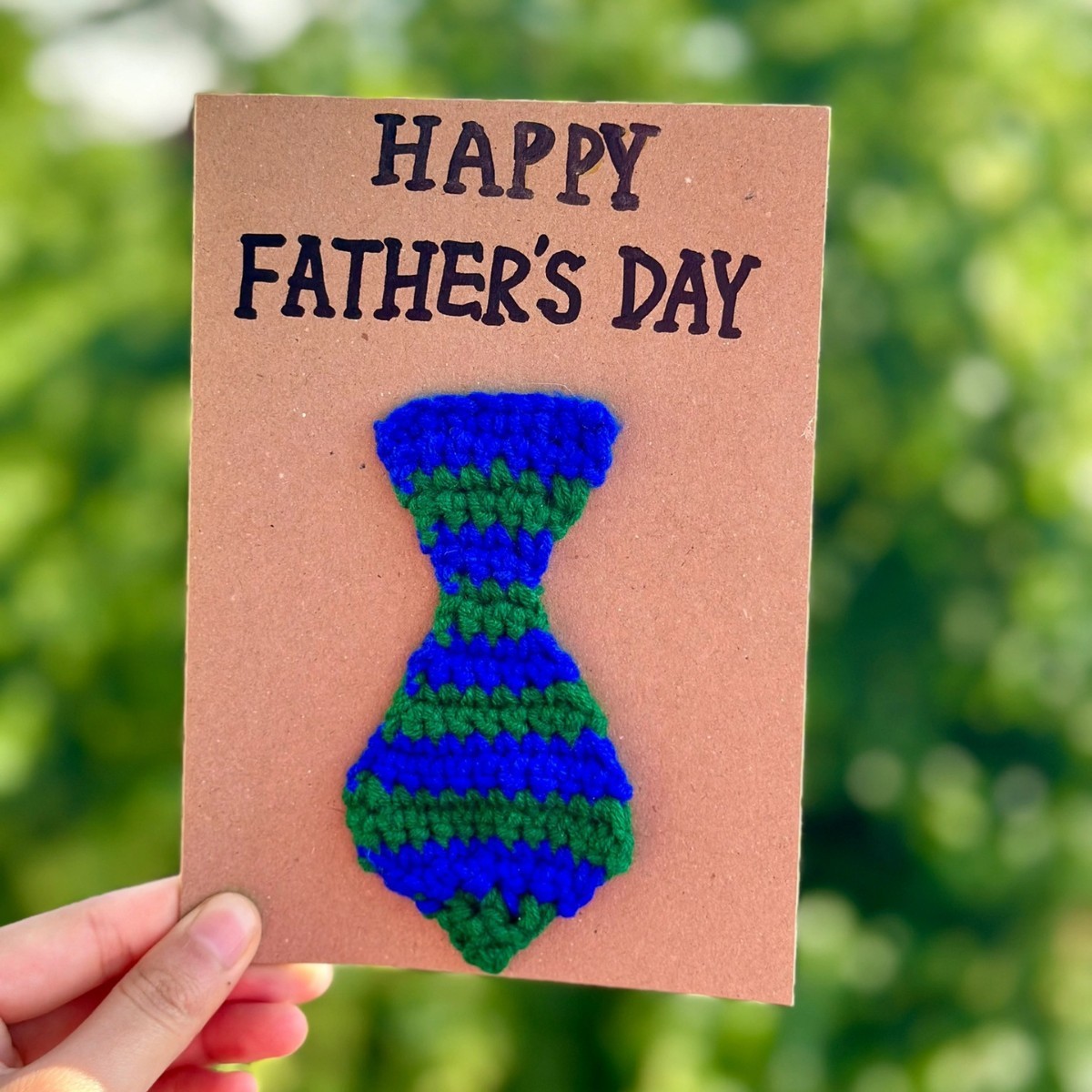 material pack-fathers day blue tie