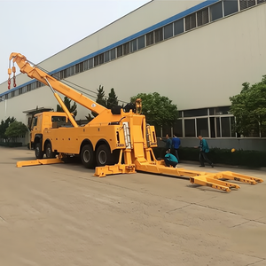 2023 Howo Sinotruck重型8X4回收拖车50 T 50吨地铁救援拖车市政路边援助 - Product Image 5