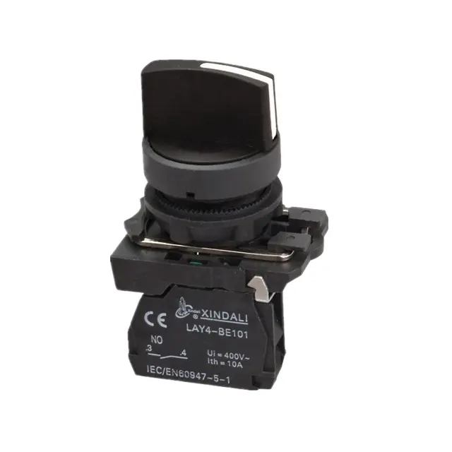 Interruptor de palanca de mando industrial, LAY4-ED33 de 3 posiciones, selector de encendido y apagado industrial