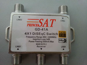 GECEN GD-41A DiSEqC 2.0 4x1 DiSEqC anahtarı uydu alıcısı için - Product Image 2