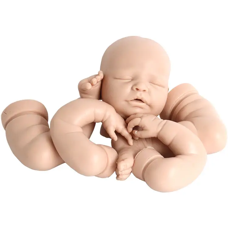 Bebe billige Form Silikon Ganzkörper leer Großhandel Baby wieder geborene Puppe Kits