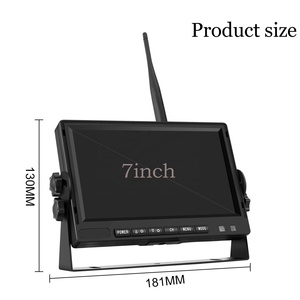 Pantalla de Monitor de camión WIFI de 7 pulgadas, pantalla de marcha atrás de cámara inalámbrica para Monitor de coche, pantalla de imagen de marcha atrás de camión RV - Product Image 4